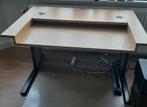 Stevig lichteiken Ikea computertafel/ bureau, Ophalen, Zo goed als nieuw, Bureau