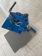 Zwenkarm pers | transferpers 38x38cm in nieuwstaat, Hobby en Vrije tijd, Kledingapplicaties en Hotfix, Ophalen, Zo goed als nieuw
