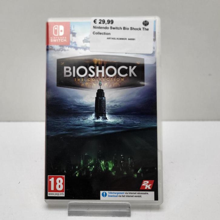 Nintendo Switch Bio Shock The Collection, Spelcomputers en Games, Spelcomputers | Nintendo Switch, Zo goed als nieuw