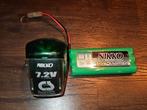 Nikko oplader met 7,2 Volt batterij, Hobby en Vrije tijd, Modelbouw | Radiografisch | Auto's, Ophalen of Verzenden, Overige schalen