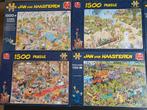 6 jan van haasteren puzzels van 1500 stukjes, Ophalen of Verzenden, 500 t/m 1500 stukjes, Zo goed als nieuw