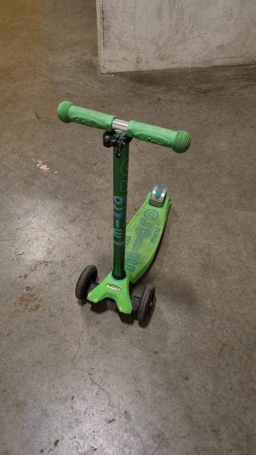 Micro Maxi Deluxe - Groen, Fietsen en Brommers, Steps, Zo goed als nieuw, Gewone step, Ophalen of Verzenden