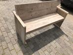 Tuin bankje gemaakt van echt oud steigerhout, Ophalen of Verzenden, Nieuw, Hout