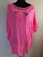 Nieuwe roze linnen wijde top, maat XL/XXL, Kleding | Dames, Tops, Nieuw, Ophalen of Verzenden, Roze, Maat 46/48 (XL) of groter