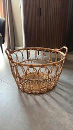 Rotan mand, Huis en Inrichting, Ophalen of Verzenden, Zo goed als nieuw, Rond, Riet