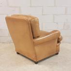 Comfortabele leren Italiaanse design fauteuil, Ophalen
