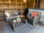 Tuinset, Tuin en Terras, Ophalen, 4 zitplaatsen, Gebruikt, Rotan