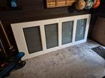 Cando deur met glas 212x94x4, Doe-het-zelf en Verbouw, Deurkozijn, Zo goed als nieuw, Hout, Ophalen