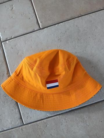 vissershoed oranje one size uniseks bucket bevrijdingsdag beschikbaar voor biedingen
