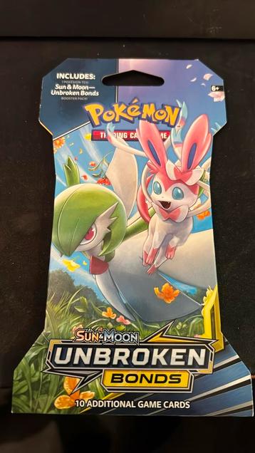 Sun&Moon Unbroken Bonds Sleeved Booster Pack beschikbaar voor biedingen