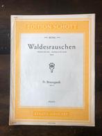 Bladmuziek Waldrauschen van Braungardt voor piano, Muziek en Instrumenten, Bladmuziek, Klassiek, Ophalen of Verzenden, Zo goed als nieuw