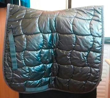 Glanzend blinkend lak dekje Full Dressuur zgan zilver grijs beschikbaar voor biedingen
