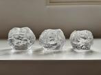 Kosta Boda Snowball  (3 stuks), Antiek en Kunst, Antiek | Glas en Kristal, Ophalen of Verzenden