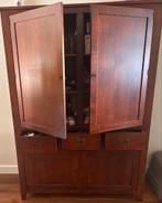 Houten kast, Huis en Inrichting, Kasten | Computermeubels, Ophalen, Gebruikt, 70 tot 120 cm