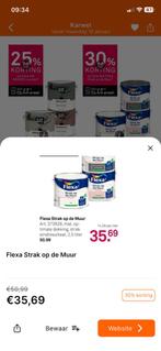 Muurverf. Flexa strak op de muur, oud rose., Doe-het-zelf en Verbouw, Verf, Beits en Lak, Ophalen, Roze