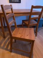 IKEA tafel met 4 stoelen, Verzenden, Gebruikt, Scandinavisch, 4 tot 6 stoelen