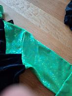 Mooi groen/zwart turnpak glitter/velours mt 156? Scrunchi, Zo goed als nieuw, Ophalen