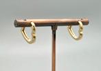 Goud op zilver hartje oorbellen. 2026/63., Hangers, ., Nieuw, Ophalen of Verzenden