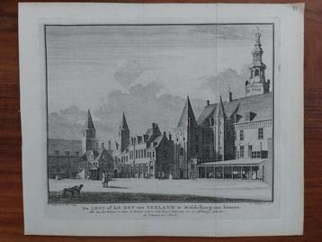 21 / Abdij of het hof van Zeeland in Middelburg van I Tirion beschikbaar voor biedingen