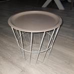 Bijzettafel draadstaal, Ophalen, Minder dan 45 cm, Minder dan 55 cm, Rond