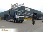 Mercedes-Benz Arocs 3242 + PALFINGER 33002EH 7x EXTENTION +, Auto's, Automaat, Achterwielaandrijving, Euro 6, Wit