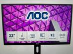 AOC 22” monitor, Computers en Software, Monitoren, AOC, LED, Ingebouwde speakers, Zo goed als nieuw