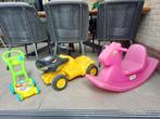 Wip van Little Tikes + grasmaaier, Kinderen en Baby's, Speelgoed | Buiten | Voertuigen en Loopfietsen, Ophalen, Gebruikt, Loopvoertuig