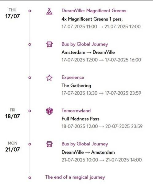 Tomorrowland 2025 weekend 1 kaarten (2 stuks), Tickets en Kaartjes, Evenementen en Festivals, Twee personen, Meerdaags