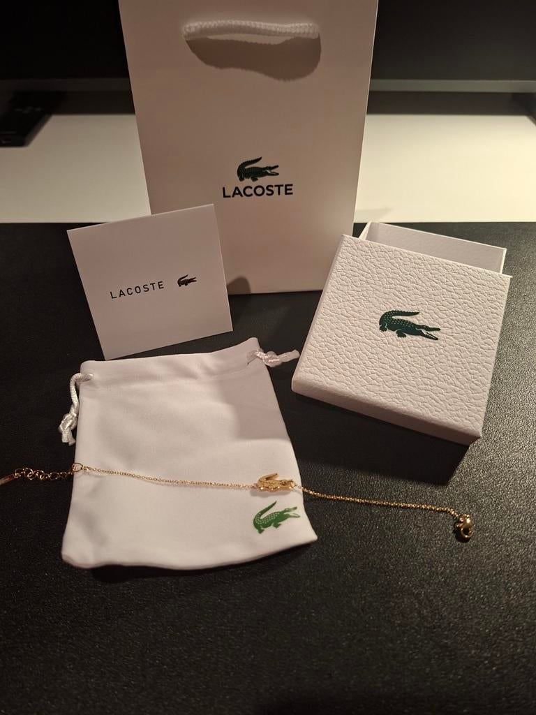 Lacoste Armband Dames - Nieuw met Verpakking, Ophalen of Verzenden, Nieuw, Goud, Overige materialen