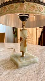 Originele Onyx tafellamp vintage marmer, Ophalen of Verzenden, Zo goed als nieuw