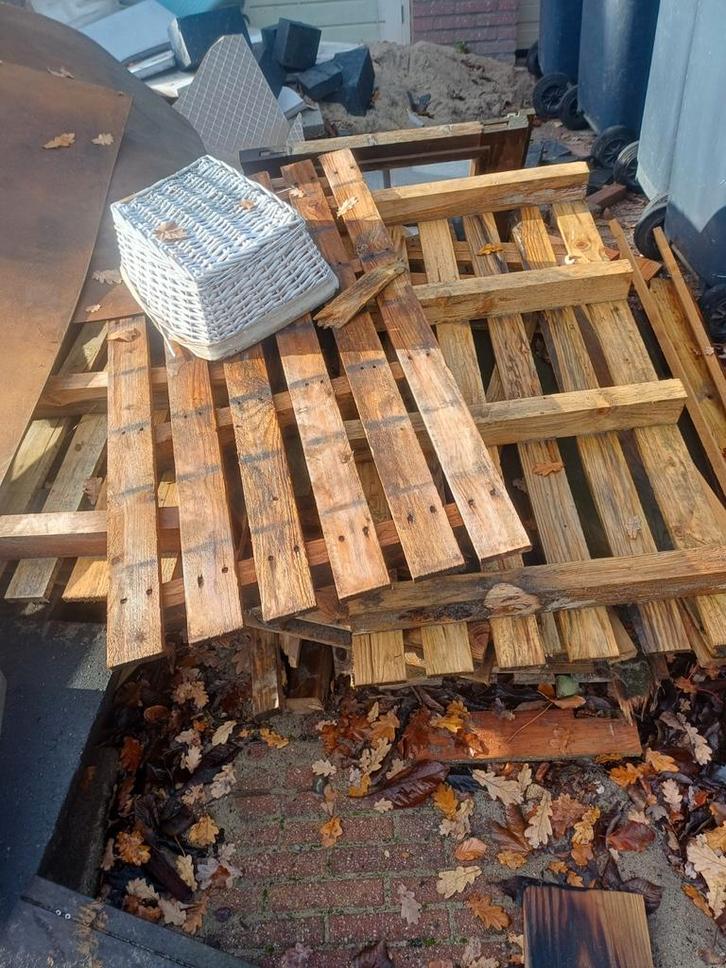 Brandhout/Stookhout - Pallets & Divers Hout, Doe-het-zelf en Verbouw, Hout en Planken, Gebruikt, Pallet, Overige houtsoorten, Minder dan 200 cm