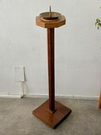 Kaarsenhouder kandelaar hout kerk, Huis en Inrichting, Woonaccessoires | Kandelaars en Kaarsen, Ophalen, Gebruikt, 75 cm of meer