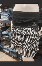 Nieuw! Silver Creek stretch rok-jurk en top M zebra MINI, Kleding | Dames, Rokken, Maat 38/40 (M), Silver Creek, Verzenden, Zwart