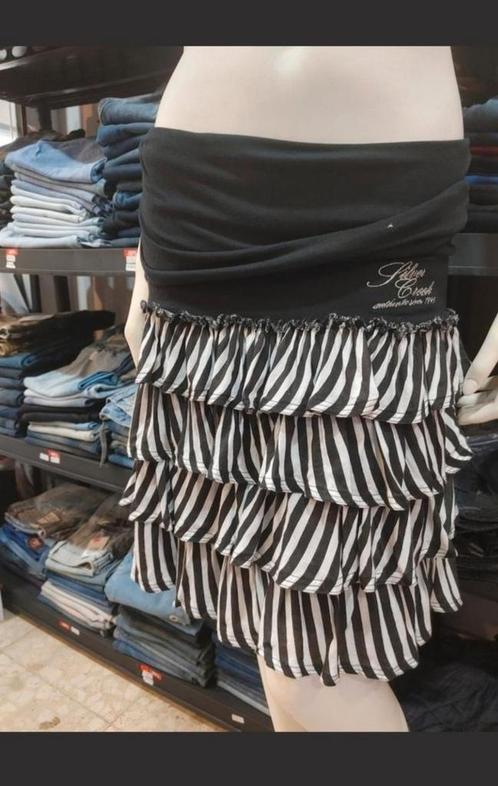 Nieuw! Silver Creek stretch rok-jurk en top M zebra MINI, Kleding | Dames, Rokken, Nieuw, Maat 38/40 (M), Zwart, Boven de knie