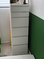 Malm kast ikea, Ophalen, Minder dan 50 cm, 5 laden of meer, Zo goed als nieuw