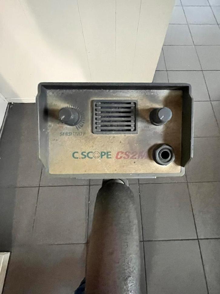 Metaaldetector C-Scope CS2M + Garrett Pro-pointer, Hobby en Vrije tijd, Metaaldetectors, Gebruikt, 30 cm of minder, C-scope, Discriminatie metaaldetectie