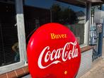 Groot Coca Cola emaille reclamebord XL, Ophalen, Reclamebord, Gebruikt, .