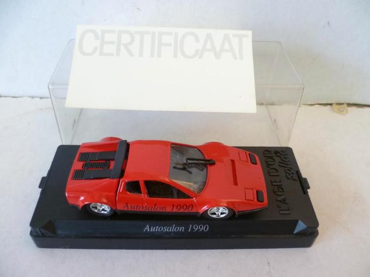 Solido Ferrari 365 BB De Bijenkorf Autosalon 1990 1:43 model, Hobby en Vrije tijd, Modelauto's | 1:43, Nieuw, Auto, Solido, Ophalen of Verzenden