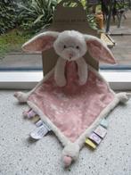 Knuffeldoek konijn merk Little Dutch Tiamo roze wit velours, Kinderen en Baby's, Speelgoed | Knuffels en Pluche, Nieuw, Konijn