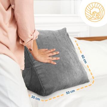 3 antraciet / grijze XXL leeskussens / plofkussens beschikbaar voor biedingen