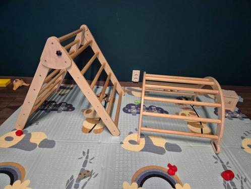 Klimrek + Boog | Montessori stijl – Als nieuw!, Kinderen en Baby's, Speelgoed | Houten speelgoed, Nieuw, Overige typen, Ophalen