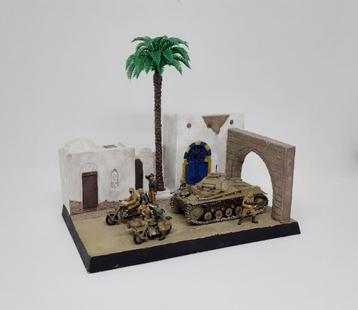 1/72 diorama Tunesië 1943 beschikbaar voor biedingen