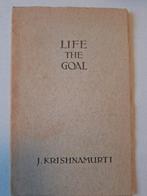 Life the Goal - J. Krishnamurti, Boeken, Gelezen, Achtergrond en Informatie, Spiritualiteit algemeen, J. Krishnamurti
