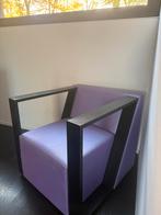 2x Mobitec Lounge Fauteuils + Poef, Huis en Inrichting, Ophalen of Verzenden, Gebruikt, Stof, 75 tot 100 cm