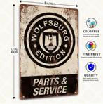 Metalen WANDPLAAT : WOLFSBURG EDITION 20 x 30 cm., Ophalen of Verzenden, Nieuw, Auto's