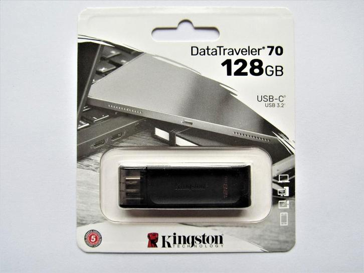 Kingston USB C 3.1 stick 128GB nieuw, Computers en Software, USB Sticks, Nieuw, 128 GB, Ophalen of Verzenden