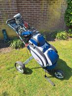 Mike Tec  heren golfset 1inch verlengd met golftrolley, Ophalen, Zo goed als nieuw, Set, Overige merken