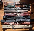Vintage leren heren riemen. Riem, Kleding | Heren, Riemen en Ceinturen, Bruin, Echt leder, G-STAR, Ophalen of Verzenden