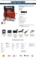 Rockford Fosgate RFK1 53.5mm2 Hi-end OFC kabelset, Auto diversen, Autospeakers, Audio Design, Nieuw, Am Breilingsweg 3, 76709 Kronau, Duitsland