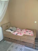 Kinderbed van steigerhout met lade, Kinderen en Baby's, Kinderkamer | Bedden, Ophalen, Gebruikt, 70 tot 85 cm, Matras